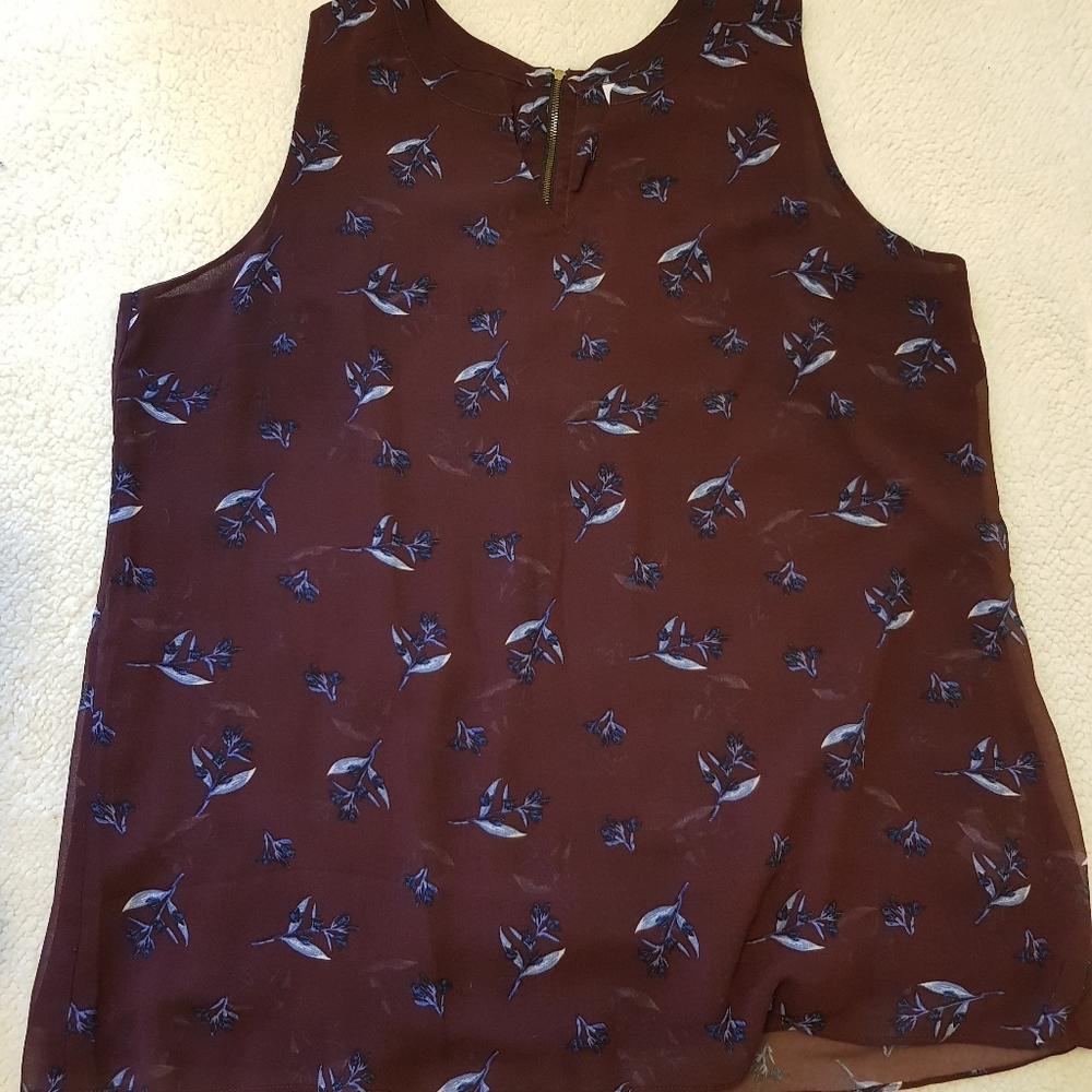 CAbi Bouquet Tank Blouse Style #3444